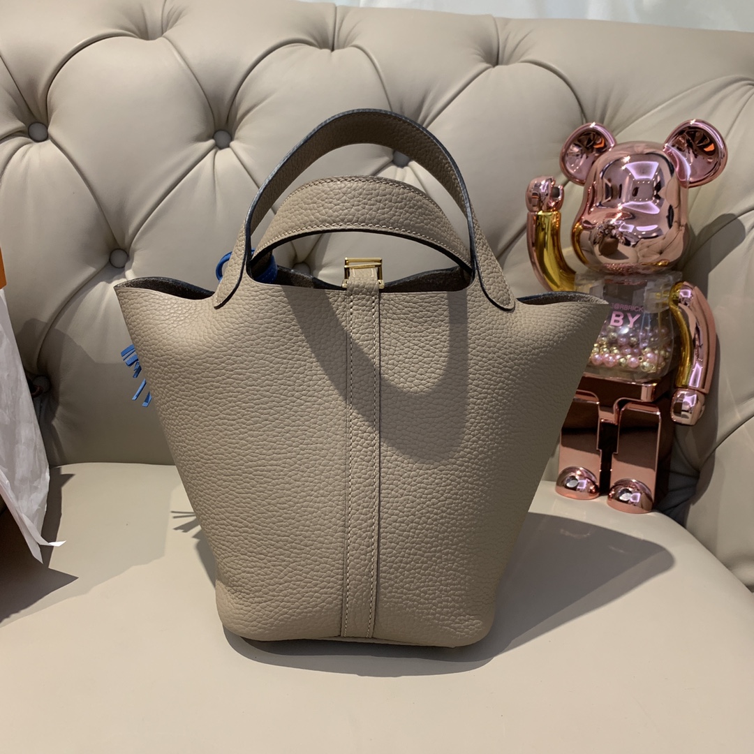 에르메스 피코탄18 에토프 금장 끌레망스 가죽